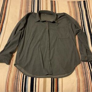 Women’s corduroy gray flannel